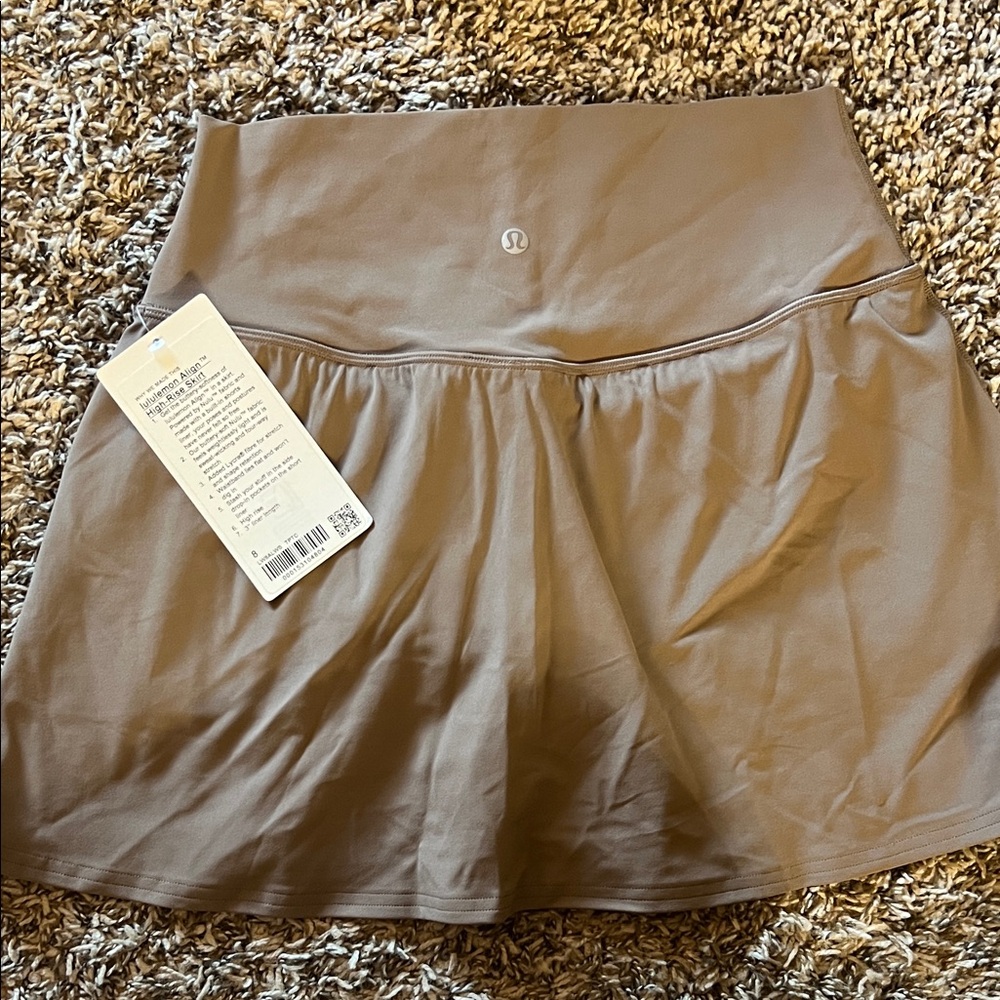 Lululemon align Taupe High-Rise Skirt